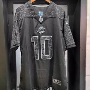 Nike NFL Kansas City Chiefs Tyreek Hill #10 Black Reflective Jersey